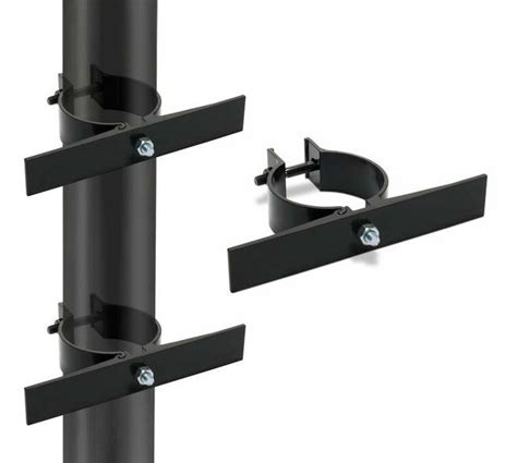 bracket for metal pole|brackets for round steel poles.